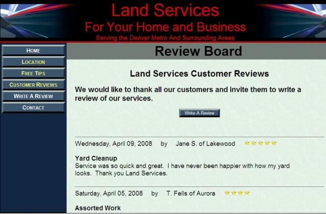 <b>Land Services of Denver< b><br>Informational sites help locals